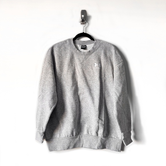 Under Armour Women’s Essential Fleece Oversized Crew - Picture 1 of 5